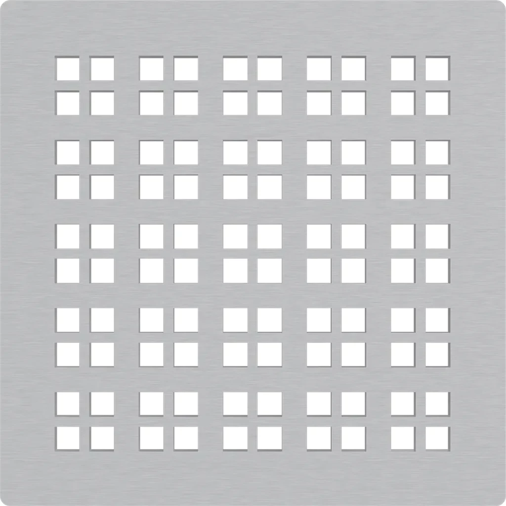 Alcadrain Mřížka pro nerezové vpusti 102×102 mm nerez MPV015 MPV015