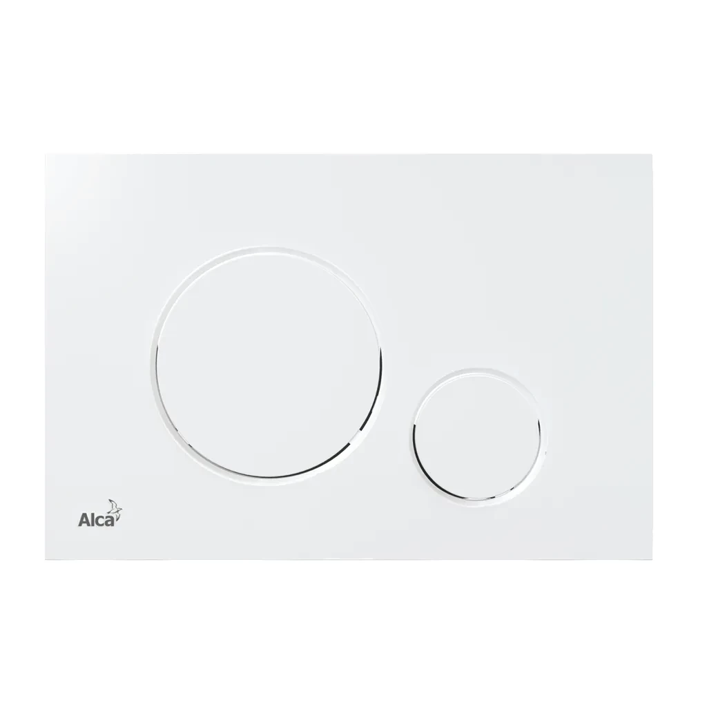 Alcadrain Ovládací tlačítko pro předstěnové instalační systémy, bílá-lesk M670 M670