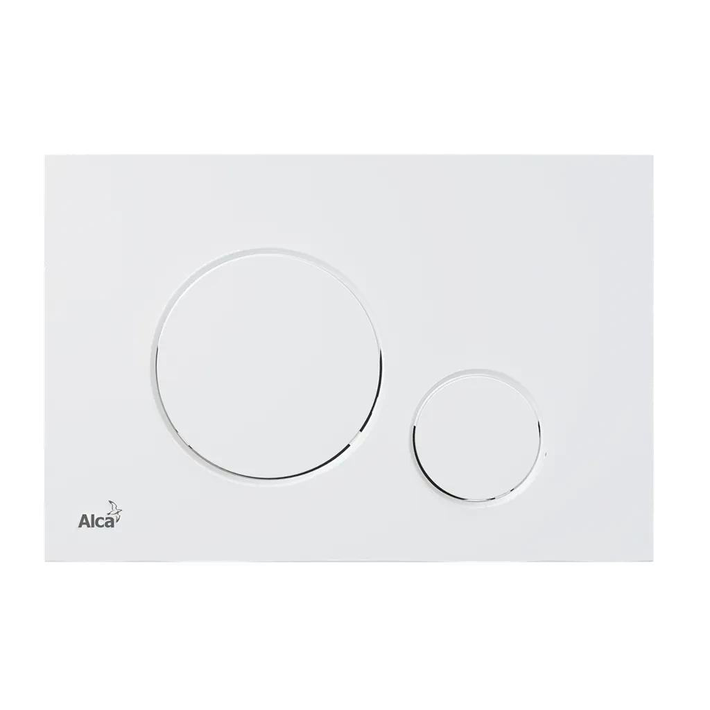 Alcadrain Ovládací tlačítko pro předstěnové instalační systémy, bílá-mat M676 M676