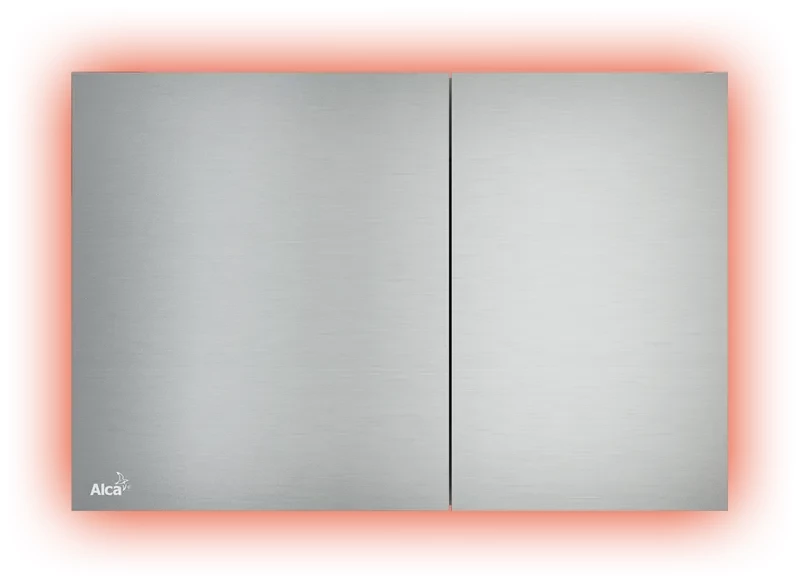 Alcadrain Ovládací tlačítko pro předstěnové instalační systémy s podsvícením rainbow, alunox-mat AIR LIGHT R AIR LIGHT R