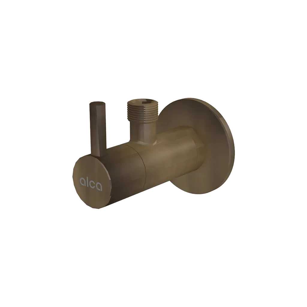 Alcadrain Ventil rohový kulový bronz s filtrem 1/2" x 3/8"  Antic ARV001-ANTIC ARV001-ANTIC