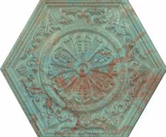 Apavisa Dlažba Ponte green natural hexagon dekor 25x30 cm