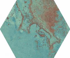 Apavisa Hexagon Zinc green natural hexagon 25x30 cm