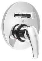 AQUALINE KASIOPEA podomítková sprchová baterie, 2 výstupy, chrom 1107-42