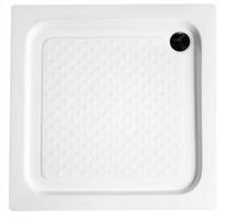 AQUALINE Sprchová samonosná vanička akrylátová, čtverec 80x80x15 cm BTTQ80