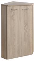 AQUALINE ZOJA/KERAMIA FRESH skříňka rohová 35x78x35cm, dub platin 50323