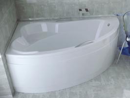 BESCO Asymetrická vana ADA Nožičky k vaně Bez nožiček, Rozměr vany 140 × 90 cm, Způsob provedení Levé VANADA140L