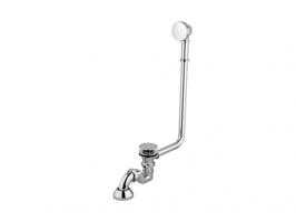 BESCO Celokovový vanový sifon s přepadem Barva Zlatá VANSWPRZZLO