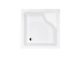 BESCO Čtvercová sprchová vanička IGOR Nožičky k vaně S nožičkami, Rozměr A 80 cm, Rozměr B 80 cm VANKIGOR80