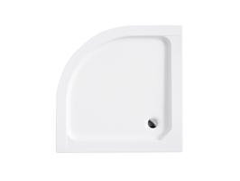 BESCO Čtvrtkruhová sprchová vanička ALEX Rozměr A 70 cm, Rozměr B 70 cm OLBVANACALE70