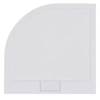 BESCO Čtvrtkruhová sprchová vanička AXIM Rozměr A 90 cm, Rozměr B 90 cm VANKAXIM90BBR55