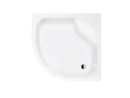 BESCO Čtvrtkruhová sprchová vanička DIPER I Nožičky k vaně S nožičkami, Rozměr A 80 cm, Rozměr B 80 cm VANKDIPERI80