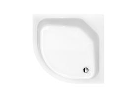 BESCO Čtvrtkruhová sprchová vanička DIPER II Nožičky k vaně S nožičkami, Rozměr A 80 cm, Rozměr B 80 cm VANKDIPERII80