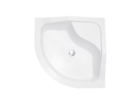 BESCO Čtvrtkruhová sprchová vanička OLIVER II Nožičky k vaně S nožičkami, Rozměr A 90 cm, Rozměr B 90 cm VANKOLIVEII90