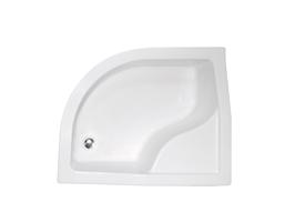 BESCO MAXI, hluboká asymetrická sprchová vanička Rozměr A 120 cm, Rozměr B 85 cm, Rozměr C 24 cm, Způsob provedení Levé VANKMAX120L