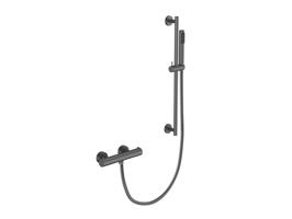 BESCO Nástěnný termostatický sprchový set VEO grafitová BABPVNTIIGR
