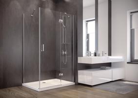 BESCO Obdélníkový sprchový kout VIVA 195O Rozměr A 120 cm, Rozměr B 80 cm, Směr zavírání  Levé (SX) BCVIV8012L