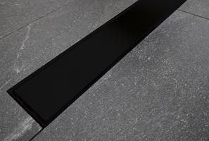 BESCO Odtokový žlab VIRGO NERO DUO s roštem 2v1 Rozměr A 80 cm ZLOL80VN