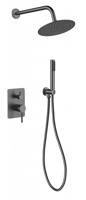 BESCO Podomítkový sprchový set SLIM DECCO/ILLUSION II Grafitová BABPDIIIGR