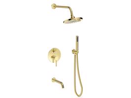BESCO Podomítkový sprchový set VEO zlatá BABPVZL