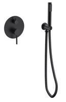BESCO Podomítkový sprchový/vanový set VEO II černá BABWVSPCZII
