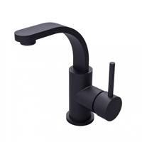 BESCO Stojánková umyvadlová baterie DECCO II Černá BABUDIICZ