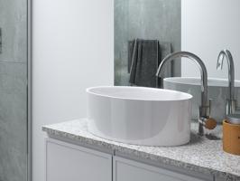 BESCO Umyvadlo UNIQA na desku KEUNINDW