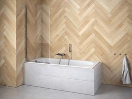 BESCO Vanová zástěna PRIME 1 Barva rámu Chrom/Leštěný hliník (ALU), Rozměr A 70 cm, Směr zavírání Univerzální Levé / Pravé, Výplň Čiré bezpečnostní sklo 5 mm BCPRIM70CC