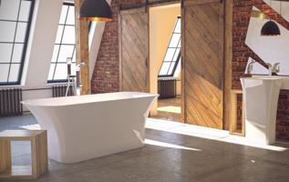 BESCO Volně stojící vana ASSOS bílá Rozměr vany 160 × 70 cm VANNEA16W