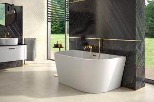 BESCO Volně stojící vana VICA NEW bílá, sifon s přepadem Barva Bílá, Barva sifonu Bílá, Rozměr vany 170 × 80 cm VANVIC170NW