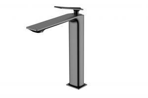 BESCO Vysoká stojánková umyvadlová baterie ASPIRA I grafitová BABUAIGR