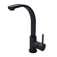 BESCO Vysoká stojánková umyvadlová baterie DECCO I Černá BABUDICZ