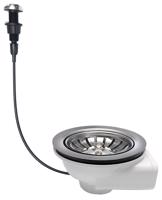 Bruckner Dřezová výpust 6/4", s ovládáním, nerez 155.122.0