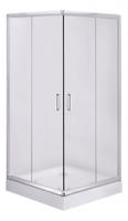 DEANTE Funkia chrom Sprchový kout, čtvercový, 90 cm KYC_641K