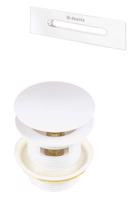 DEANTE Sada příslušenství, k vaně zátka a přepad, bílá KYY_A10B