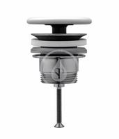 DURAVIT Příslušenství Neuzavíratelná umyvadlová výpusť 1 1/4, bílá 0050750000
