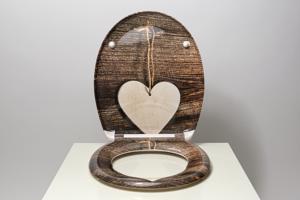 Eisl Duroplastové sedátko se zpomalovacím mechanismem SOFT-CLOSE ED69WHeart 82377WHeart