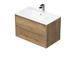 Emmy Design EMMY 90 cm halifax/halifax se dvěma zásuvkami, s umyvadlem DENIA (80/80)