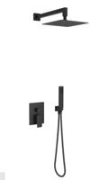 Excellent Podomítkový sprchový set Keria, 3 výstupy, černá včetně podomítkového tělesa