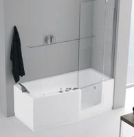 Excellent Vana IRIS s dvířky 180 x 85 cm, pravá