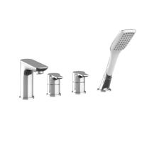 Excellent Vanová stojánková baterie Oxalia chrom včetně vanového setu