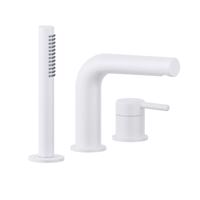 Excellent Vanová stojánková baterie Pi bílá včetně vanového setu