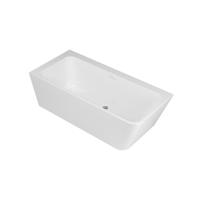Excellent Volně stojící vana Lila z litého akrylátu pro instalaci se stěně levá 160x73 cm