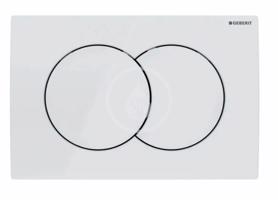 GEBERIT Delta01 Ovládání splachování, alpská bílá 115.107.11.1