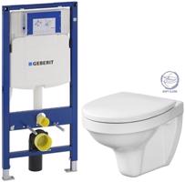 GEBERIT Duofix bez tlačítka + WC CERSANIT DELFI + SOFT SEDÁTKO 111.300.00.5 DE2