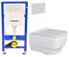 GEBERIT DuofixBasic s bílým tlačítkem DELTA51 + WC MYJOYS MY2 + SEDÁTKO 458.103.00.1 51BI MY2