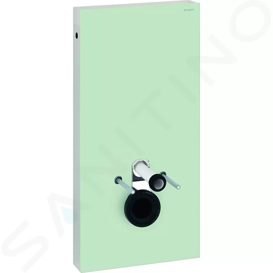 GEBERIT Monolith Sanitární modul pro závěsné WC, 101 cm, boční přívod vody, mátově zelená 131.022.SL.5