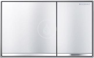 GEBERIT Omega60 Ovládací tlačítko splachování, kartáčovaný chrom 115.081.GH.1