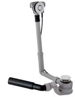 GEBERIT Příslušenství Vanová odtoková a přepadová souprava, ovládání PushControl, délka 260 mm, chrom 150.755.21.6