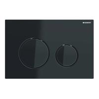 GEBERIT Sigma21 Ovládací tlačítko splachování, černá/černý chrom 115.651.SJ.1